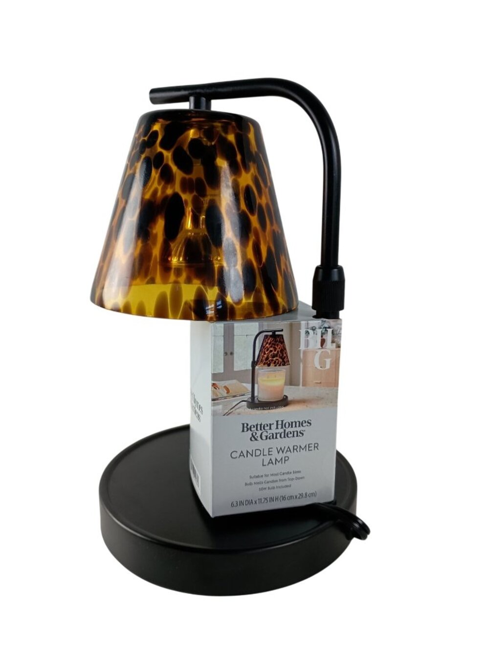 Better Home & Gardens Candle Warmer Lamp 6.3" x 11.75"  New